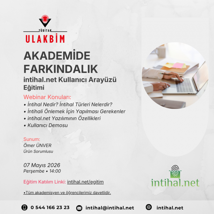 TÜBİTAK ULAKBİM EKUAL AKADEMİK FARKINDALIK EĞİTİMİ